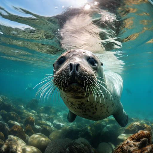 Тюлень нерпа, эндемик озера Байкал